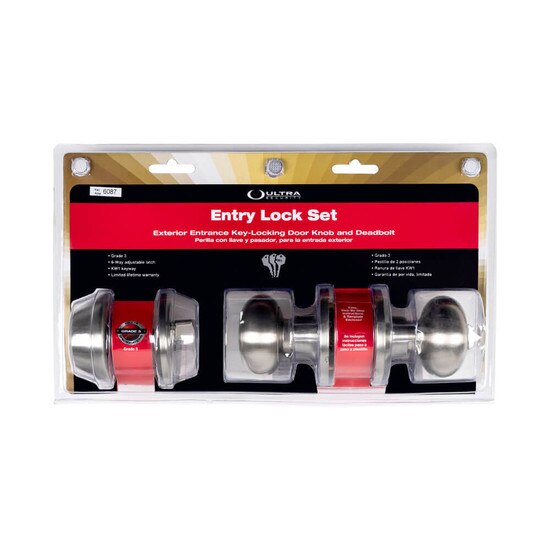 Ultra Flat Ball Entry Lock & Deadbolt Combo | MFS Supply - Packaging